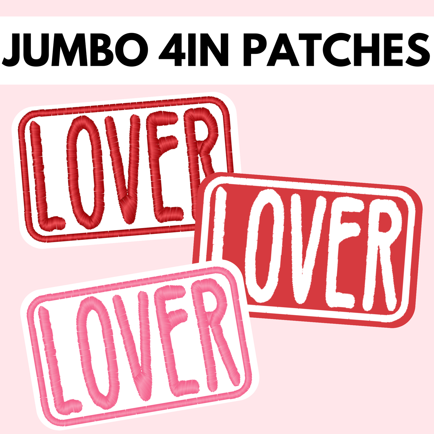 Lover Jumbo 4in Patch