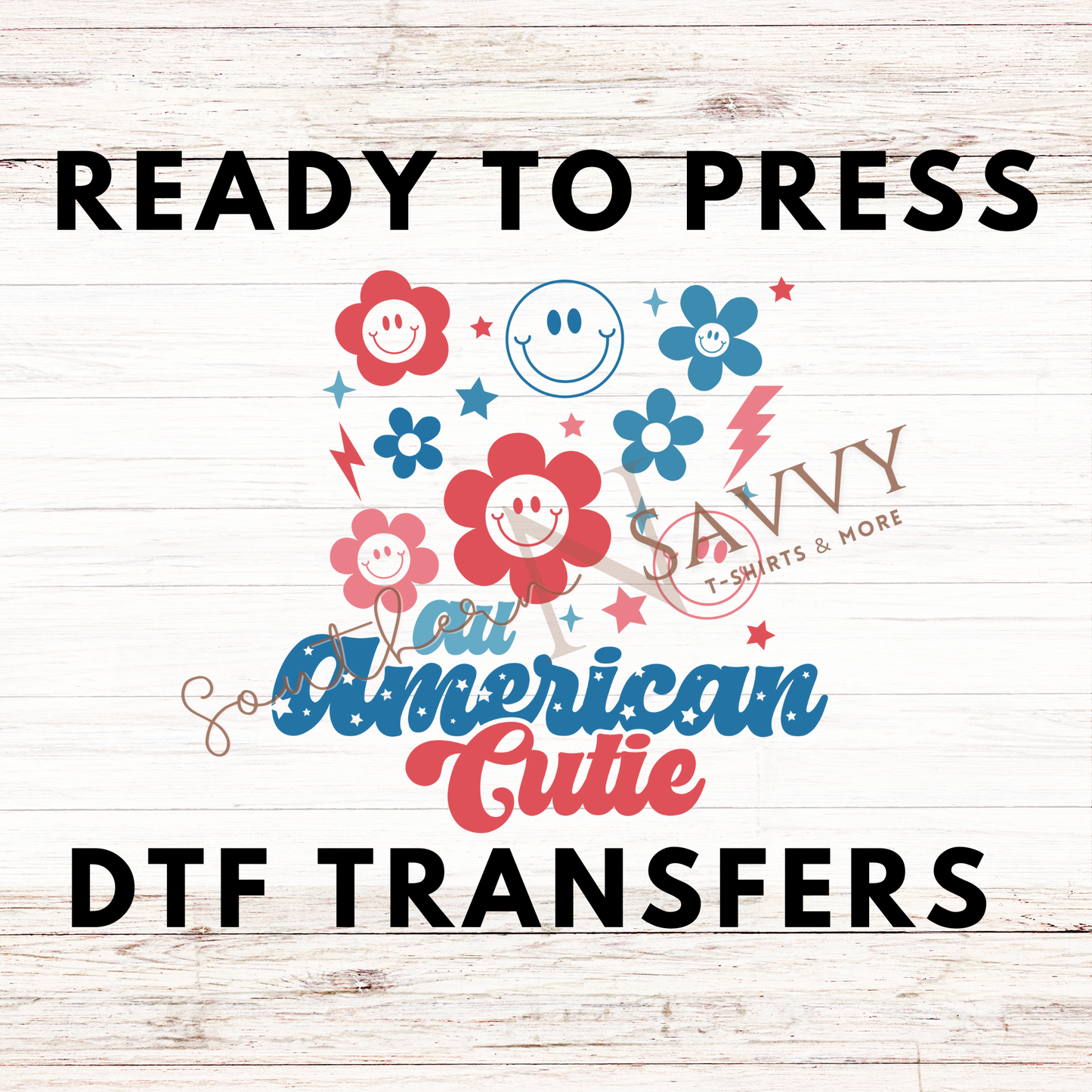 America Cutie 4th of July UV DTF & DTF