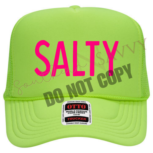 EMBROIDERED SALTY Hat