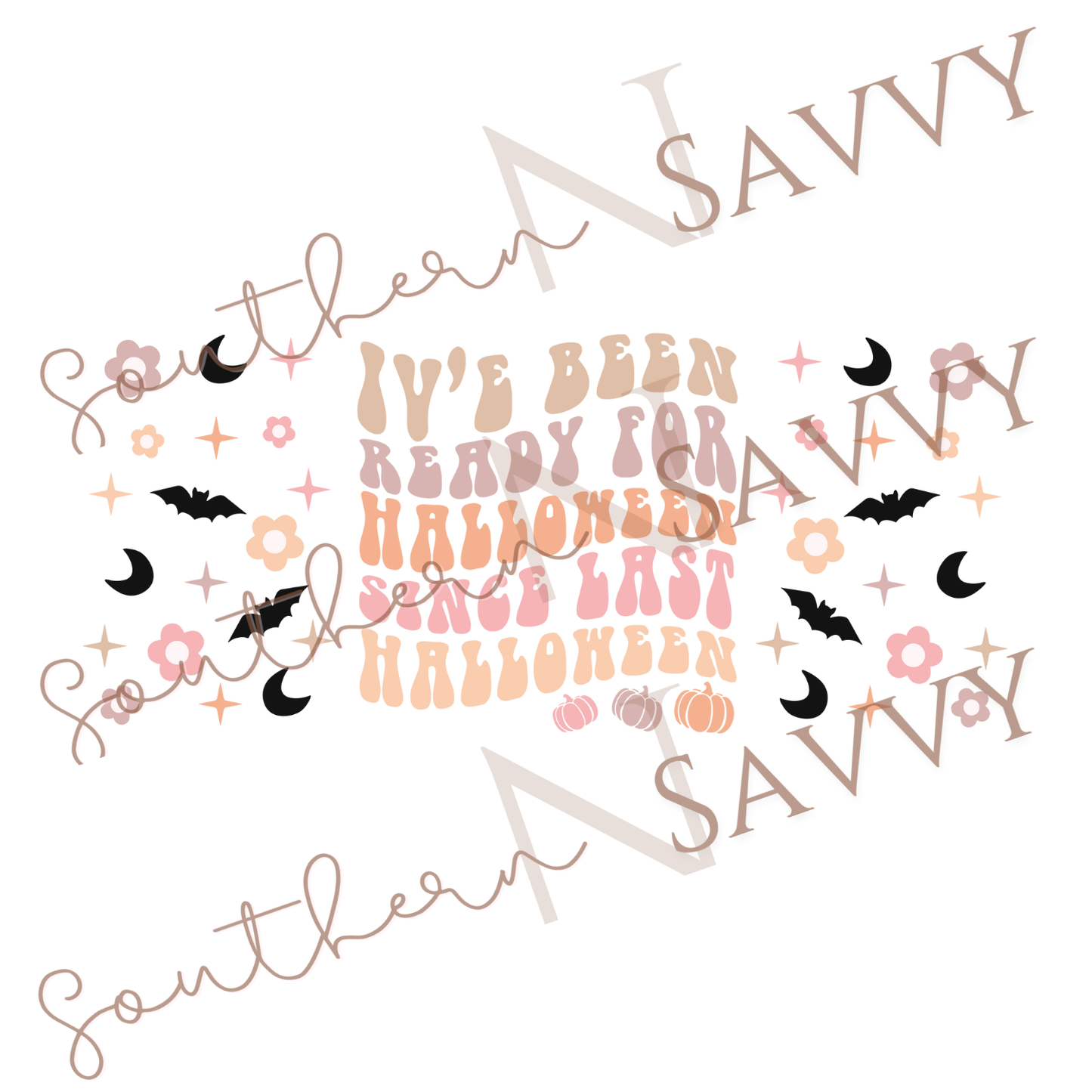Ready For Halloween UV DTF 16oz Cup Wrap