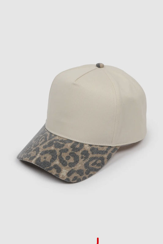 Dark Leopard Canvas Hat