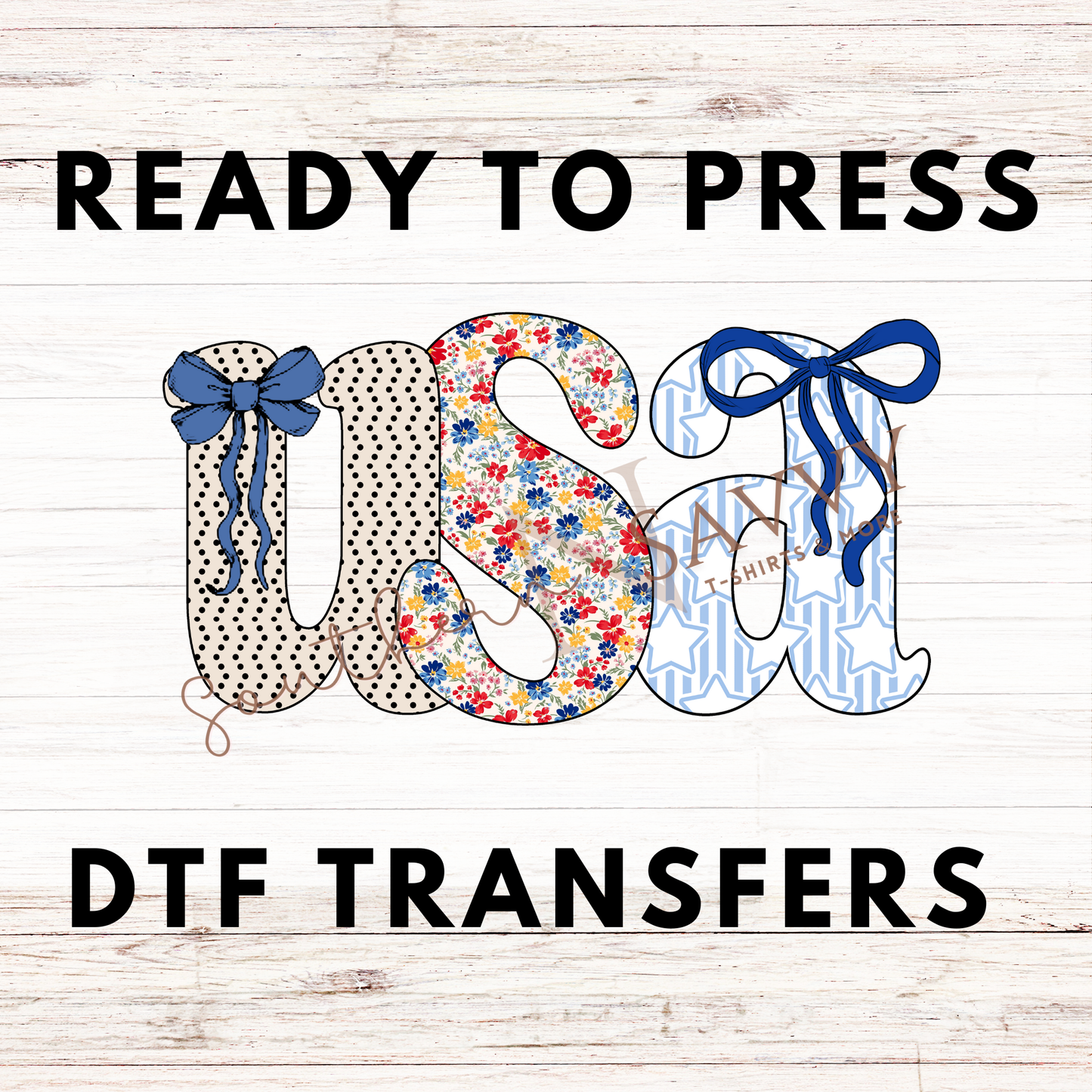 USA 4th of July UV DTF & DTF