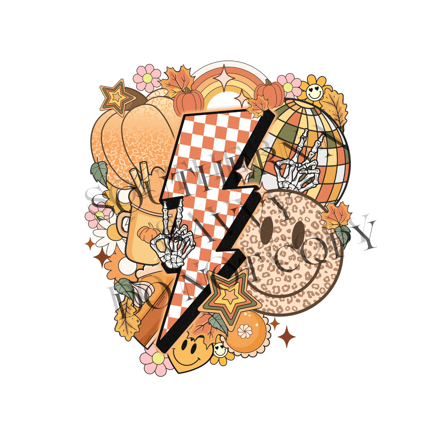 Fall Lightening UV DTF & DTF