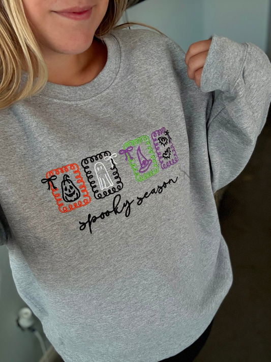 Framed Spooky Season Embroidered Shirt