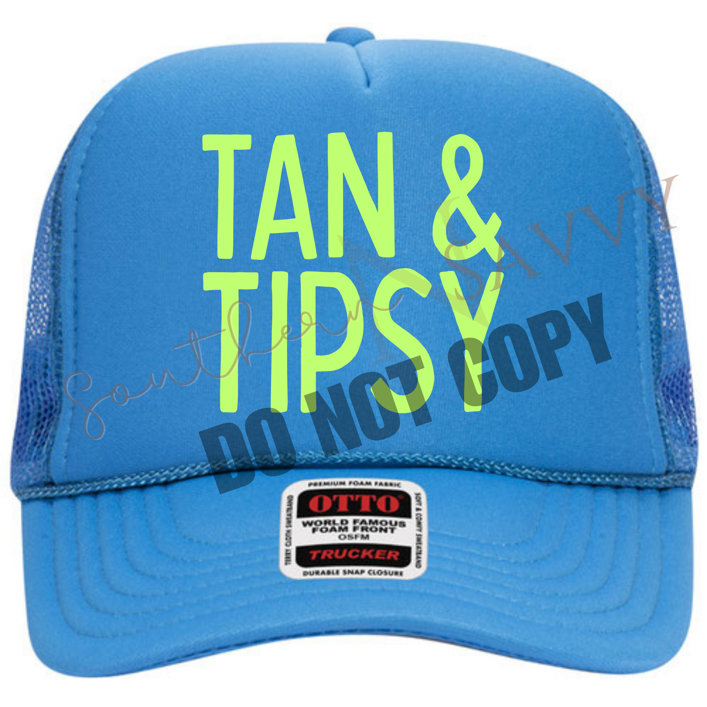 EMBROIDERED Tan & Tipsy Hat