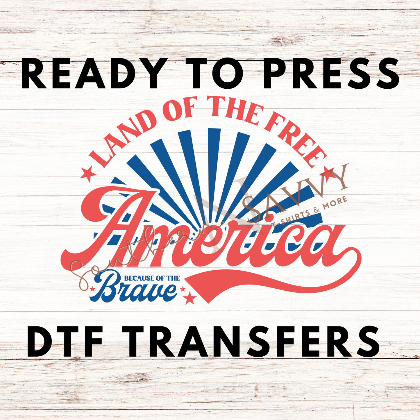 America 4th of July UV DTF & DTF
