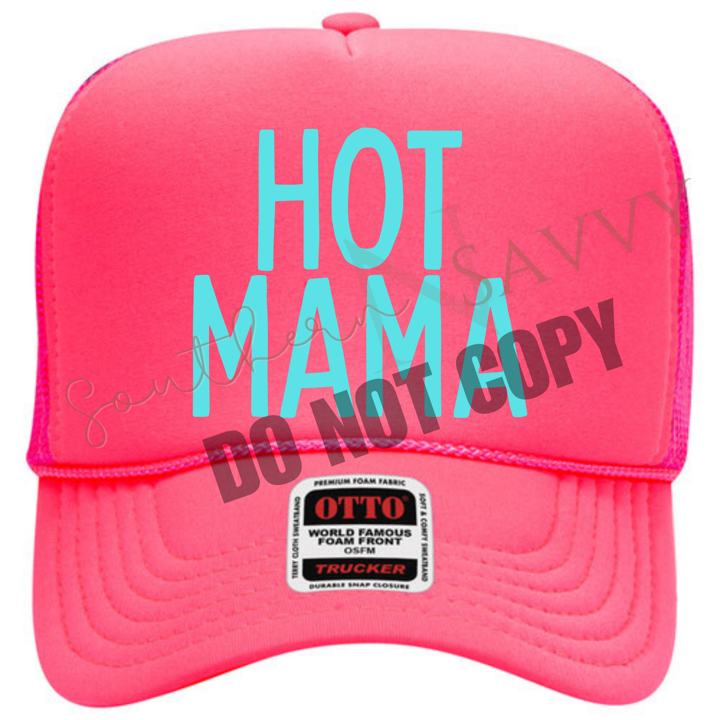 EMBROIDERED Hot Mama Hat