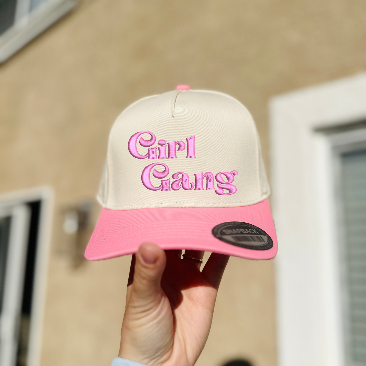 Girl Gang Embroidered Hat
