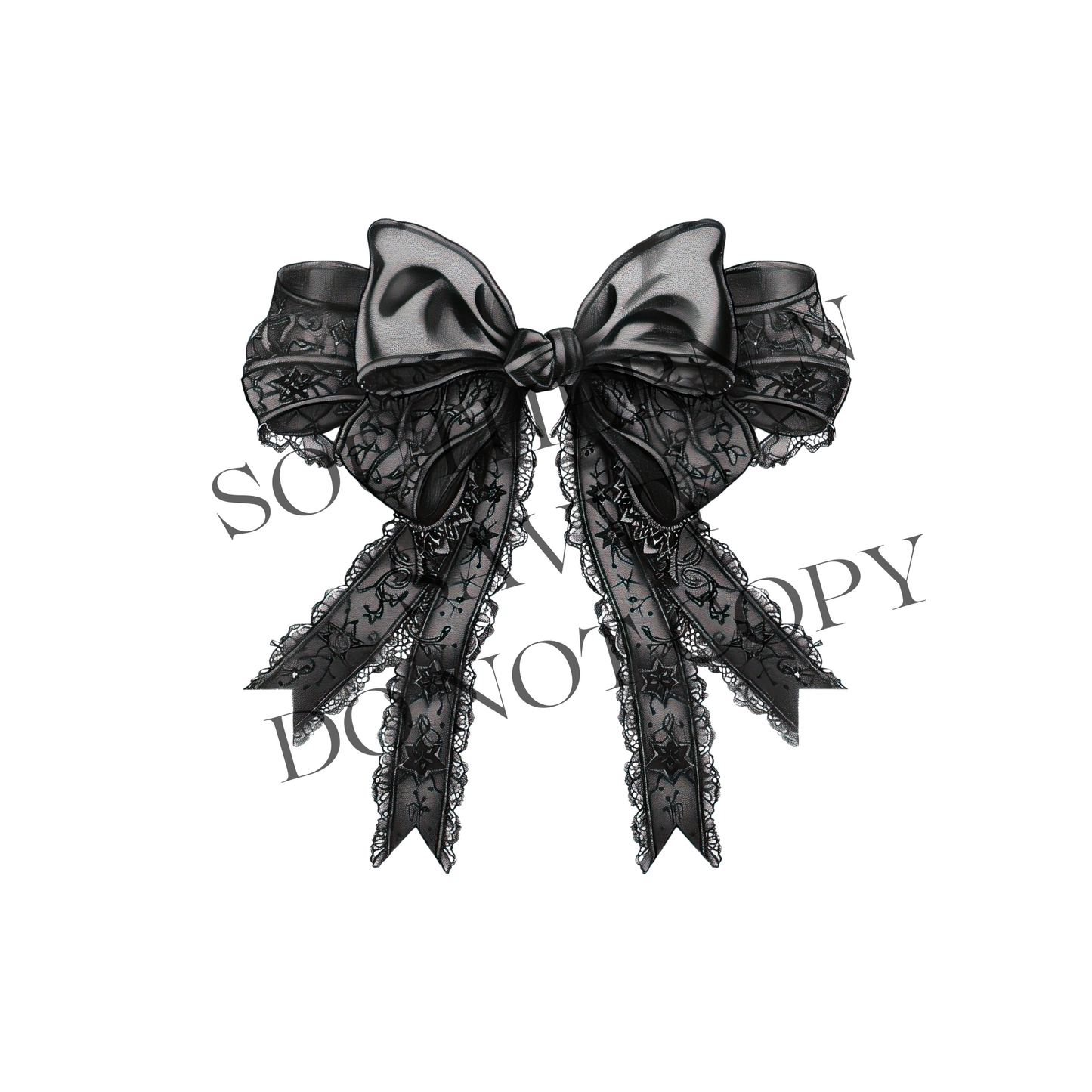 Spooky Bow DTF