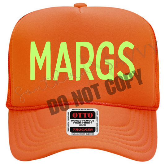 EMBROIDERED Margs Hat