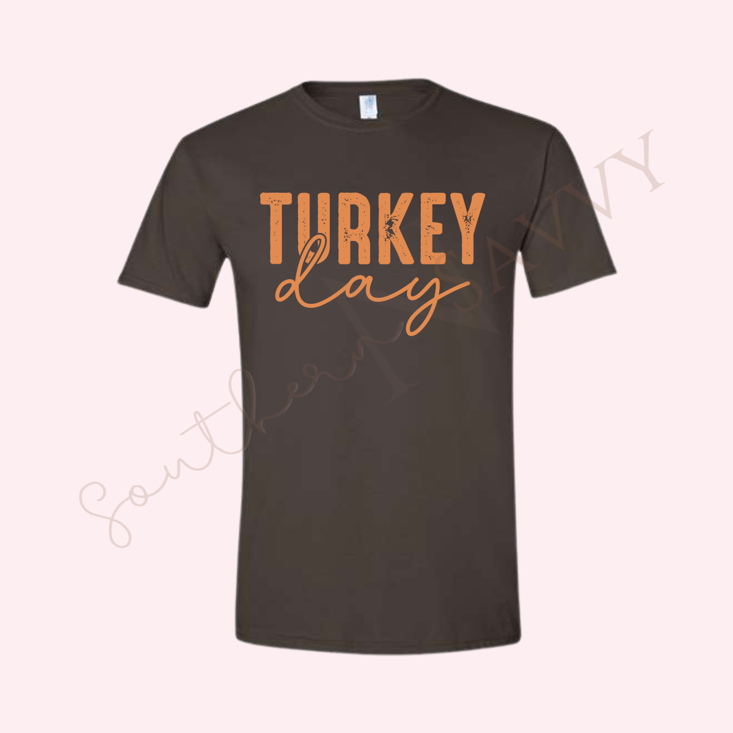 Turkey Day Brown Thanksgiving T-Shirt
