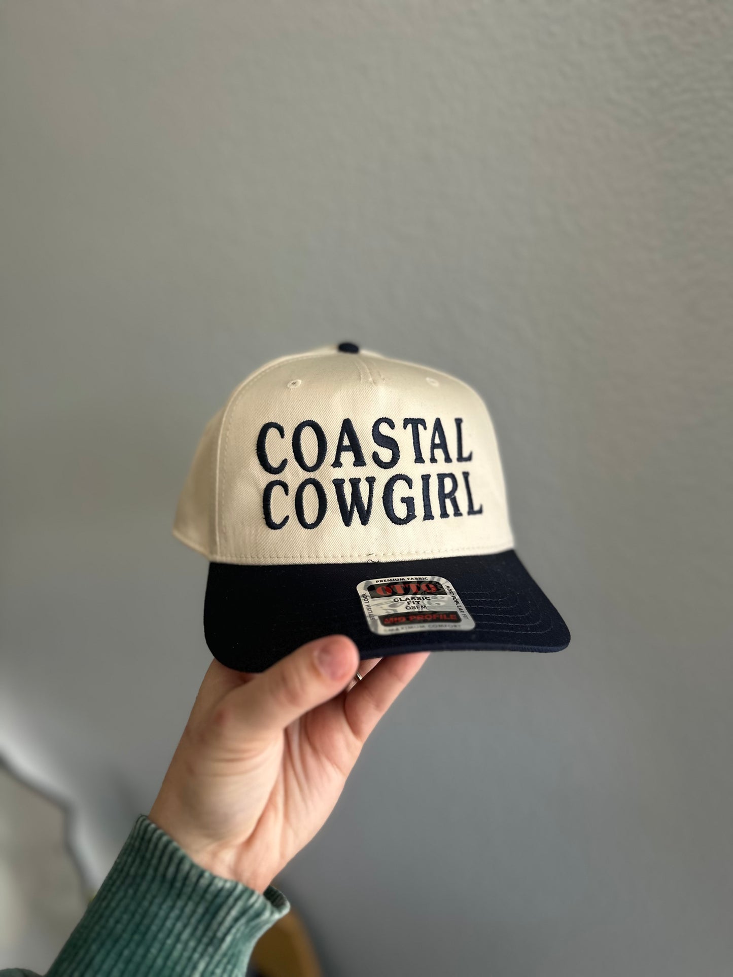Coastal Cowgirl Embroidered Hat