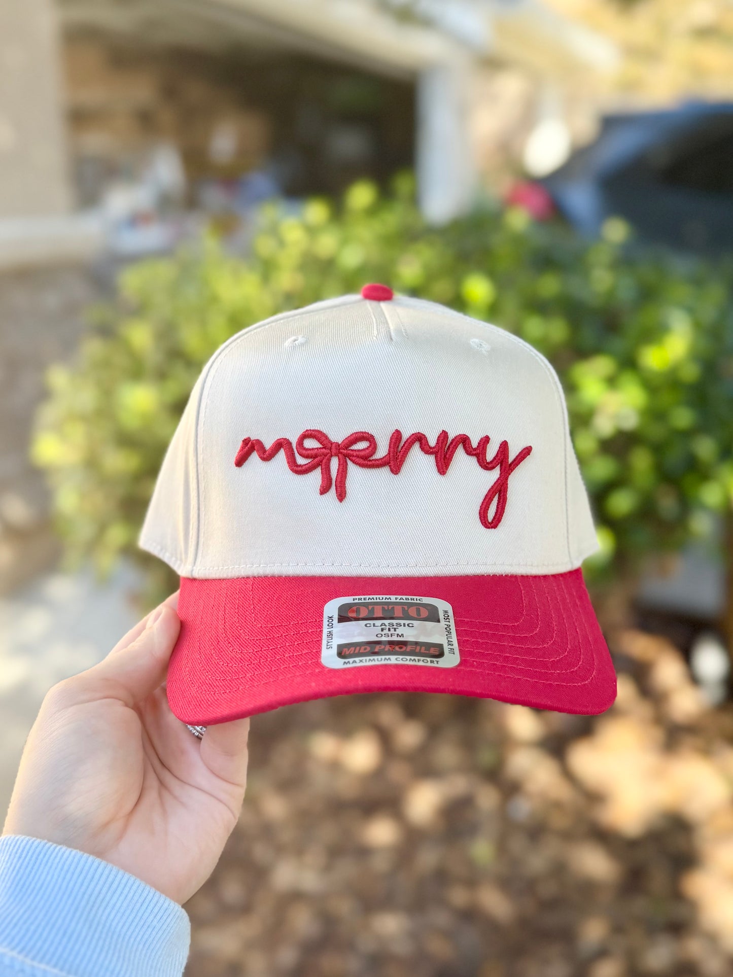 Puff Merry Embroidered Hat