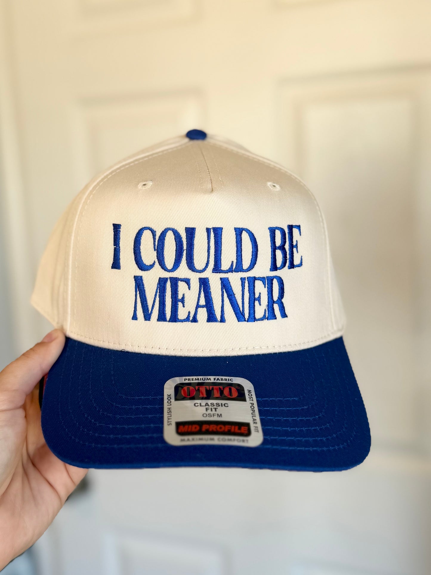 F5 I could be meaner Embroidered Hat