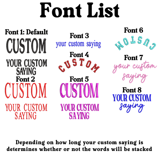 Custom Solid Bill Embroidered Hat