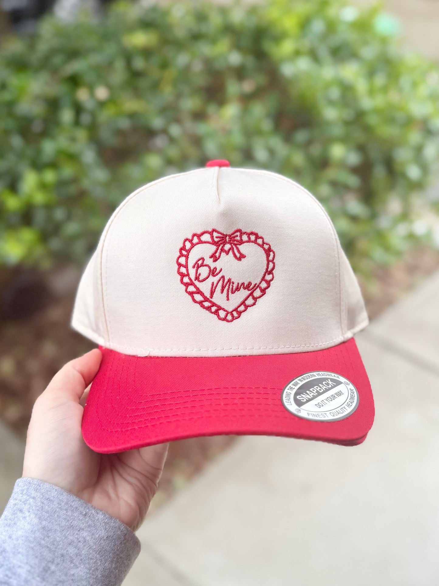 BE MINE ( RED ) | Embroidered Hat