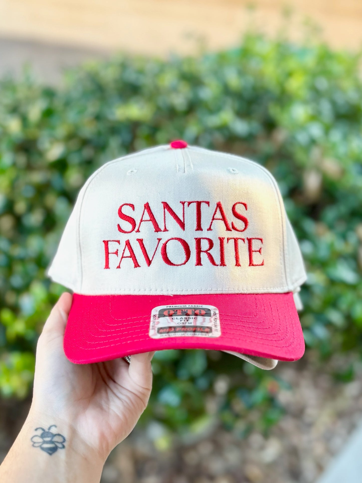 Santa’s Favorite Embroidered Hat