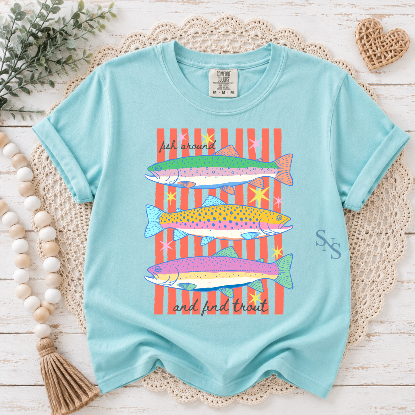 Fish Trio | T-shirt or Sweatshirt DTF Printed