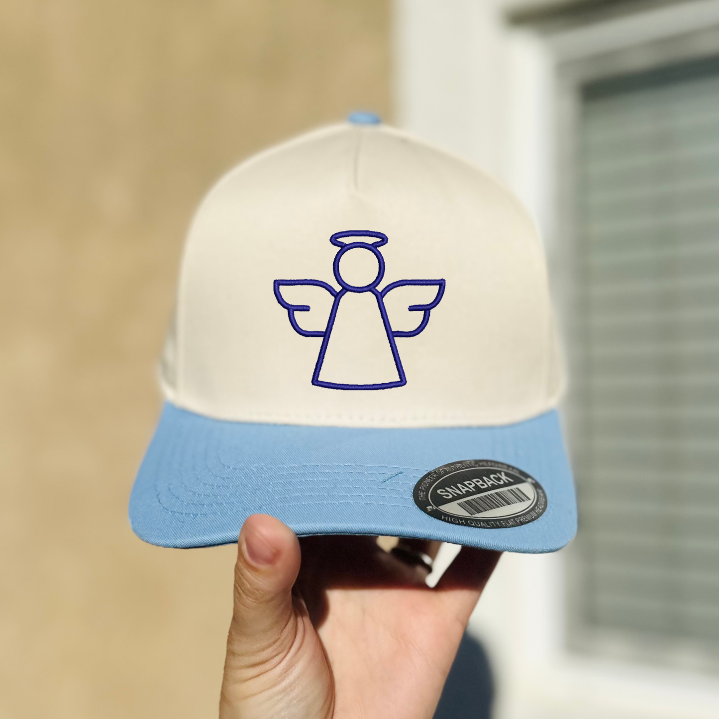 Christmas Angel Embroidered Hat