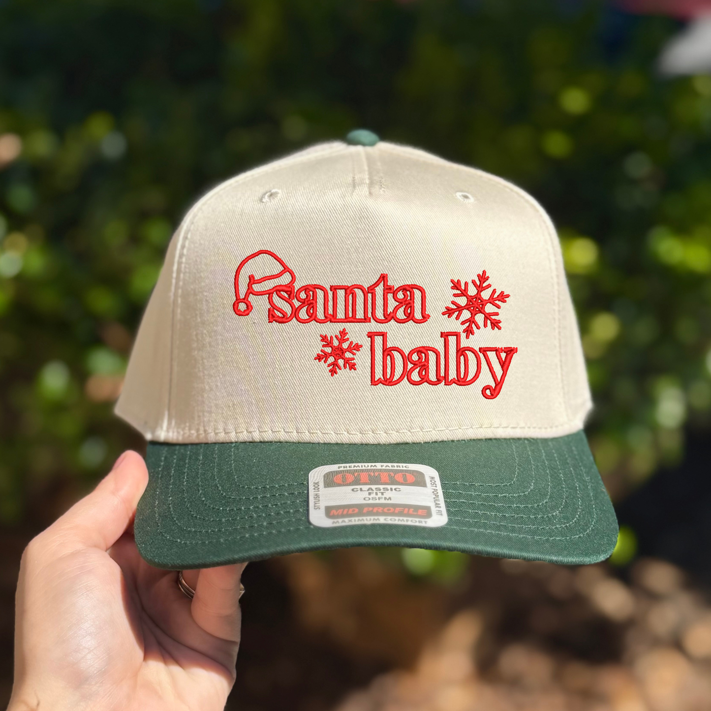 Santa Baby Embroidered Hat