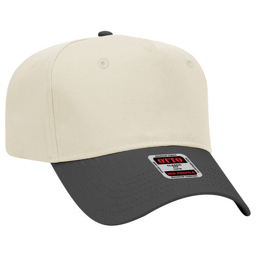 Natural/Black Otto Canvas Hat