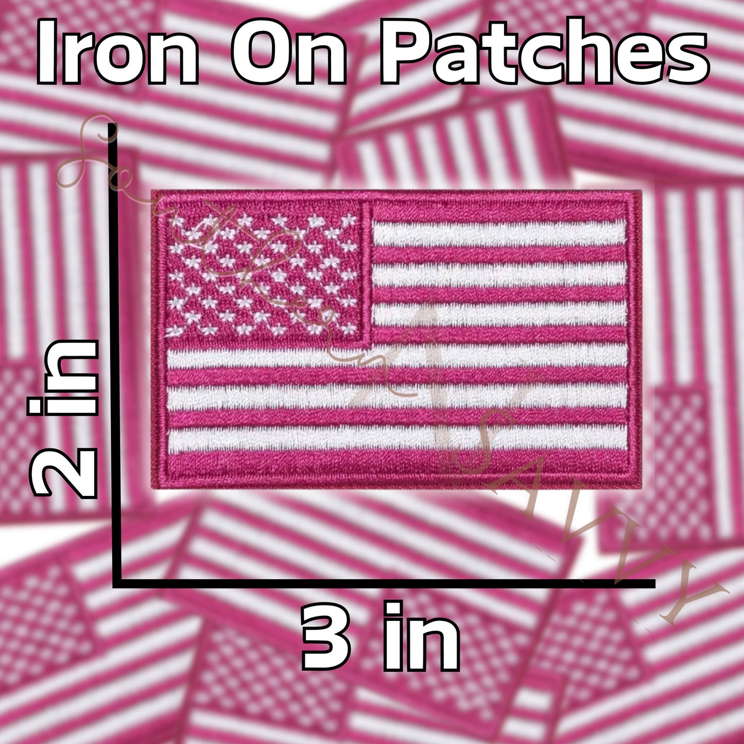 Girly Patches Preppy Patches Western Embroidered Iron On Patch for Trucker Hat, Jacket, Clothing or Bag | Custom Embroidery | Patches