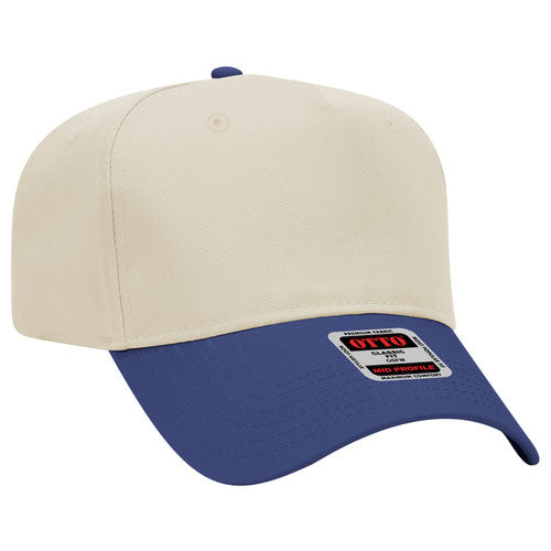 Natural/Royal Blue Otto Canvas Hat