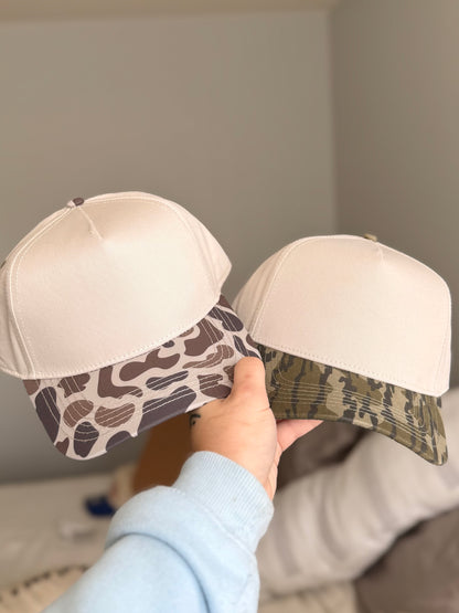 Upside Down | Custom Printed Bill Embroidered Hat