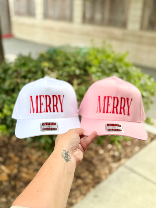 F5 MERRY SOLID Embroidered Hat