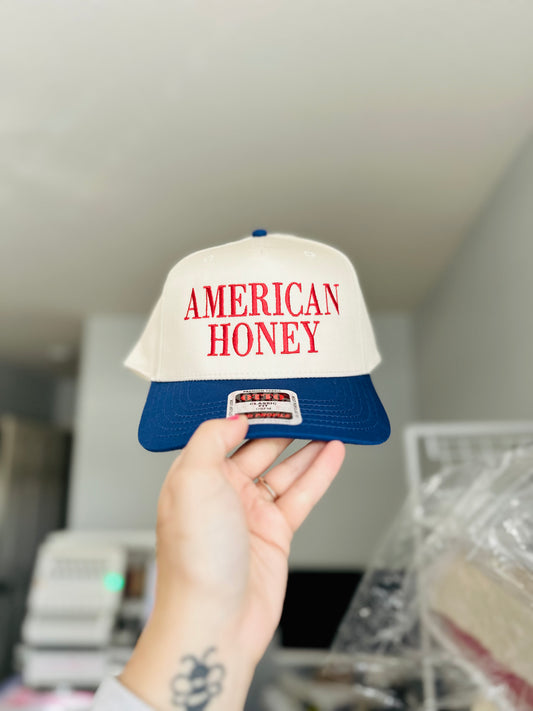AMERICAN HONEY  | Embroidered Hat
