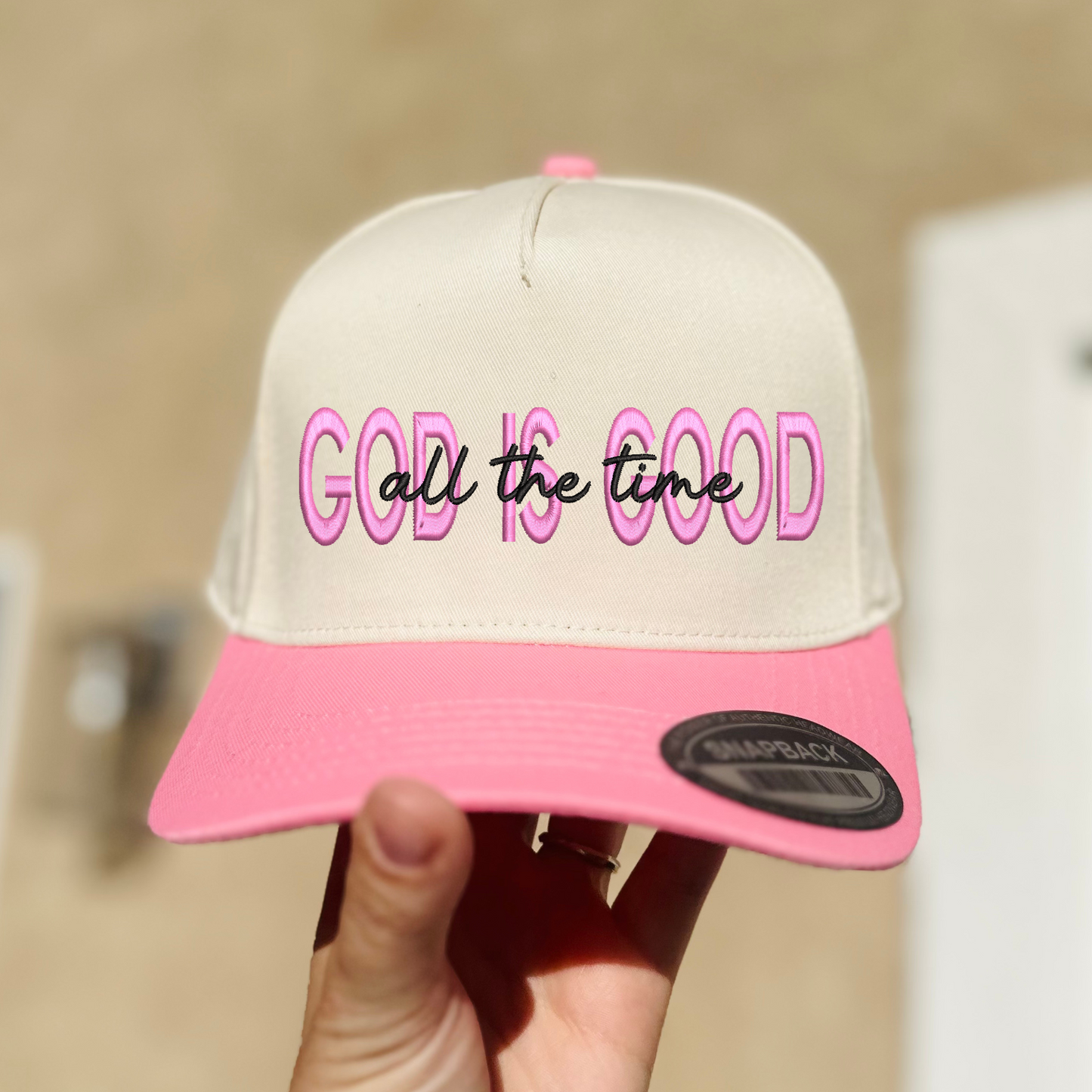 God is Good Embroidered Hat