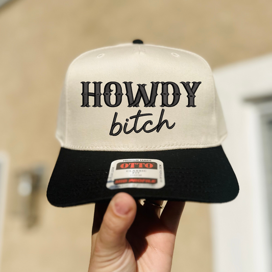 Howdy B Embroidered Hat