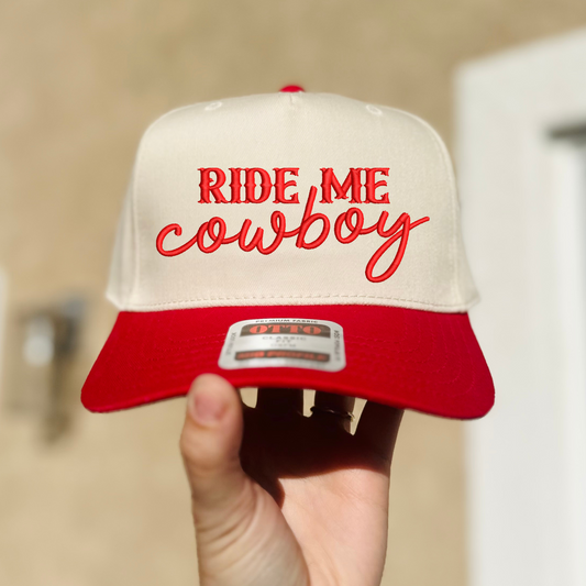 Ride ME Cowboy Embroidered Hat