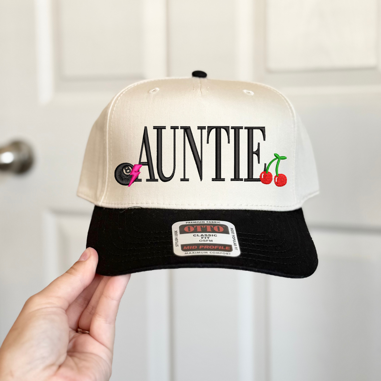 Edgy Icons AUNTIE Embroidered Hat