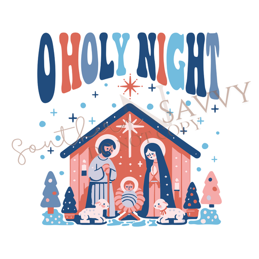 Oh Holy Night UV DTF & DTF