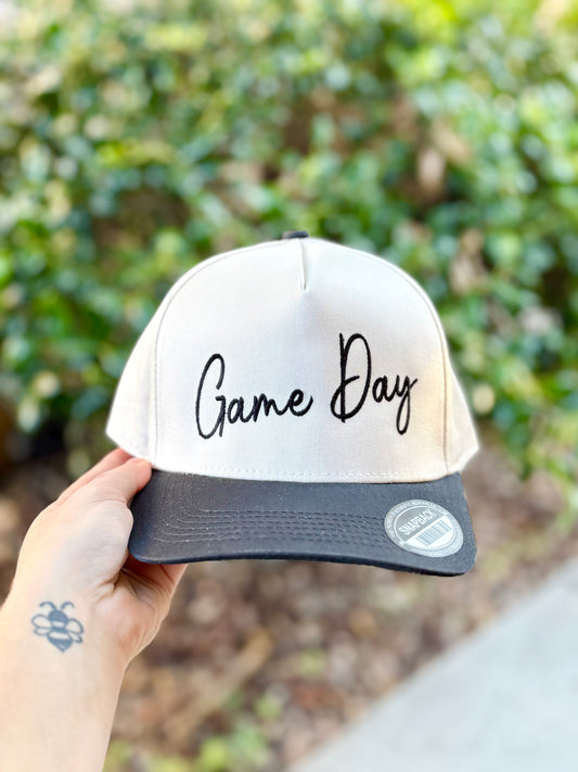 Script Gameday Embroidered Hat