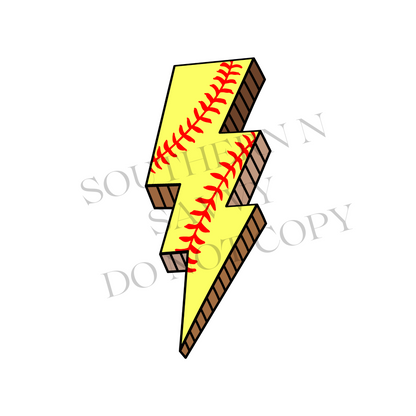 INDIVIDUAL Sports Lightening Bolts DTF