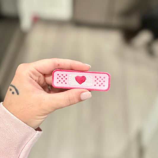 Pink Heart Bandaid