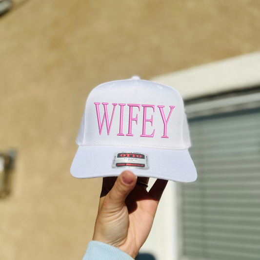 Wifey Embroidered Hat