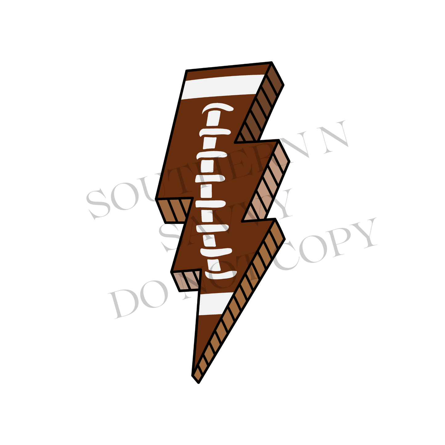 INDIVIDUAL Sports Lightening Bolts DTF