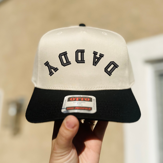 Upside Down Daddy Embroidered Hat