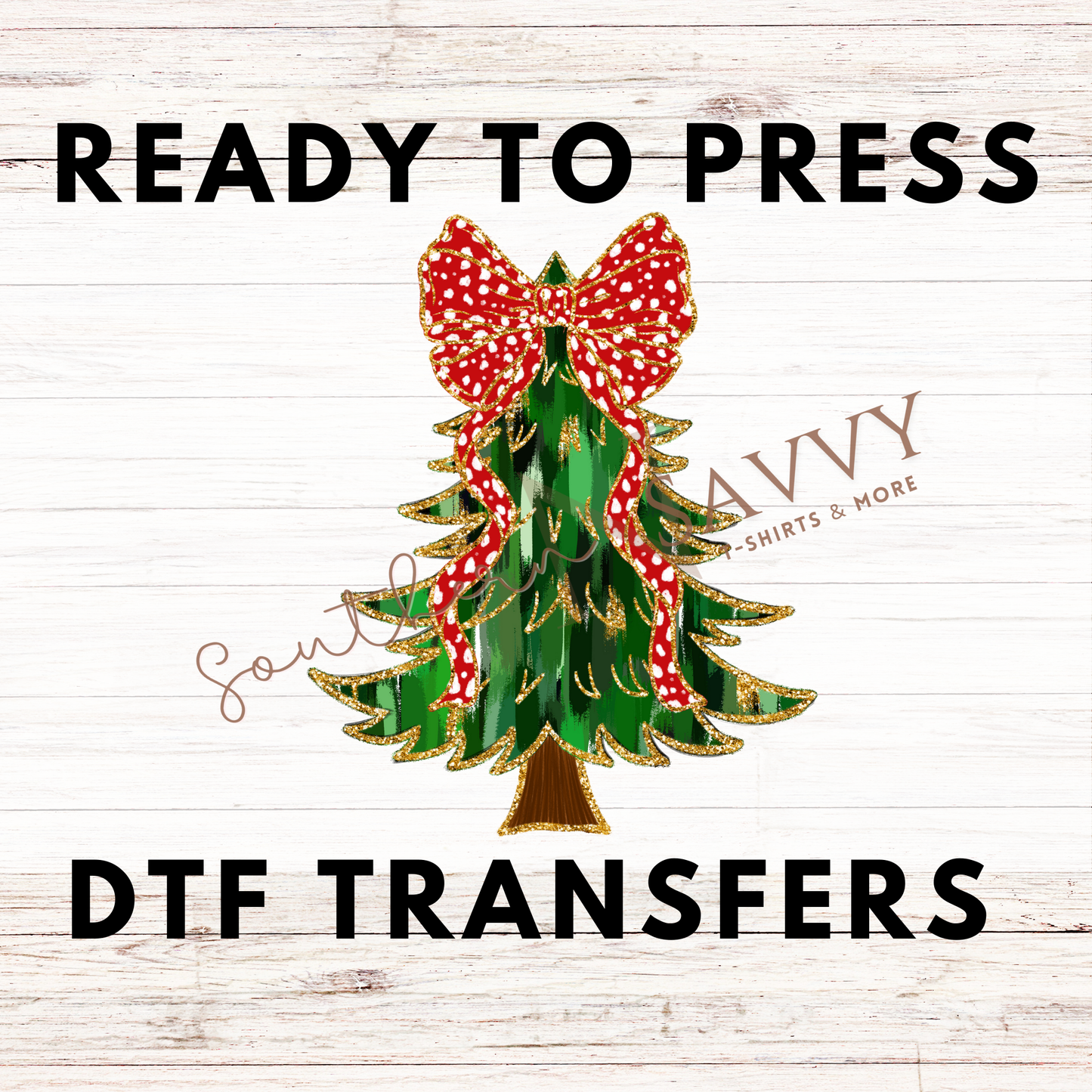 Christmas Tree UV DTF & DTF