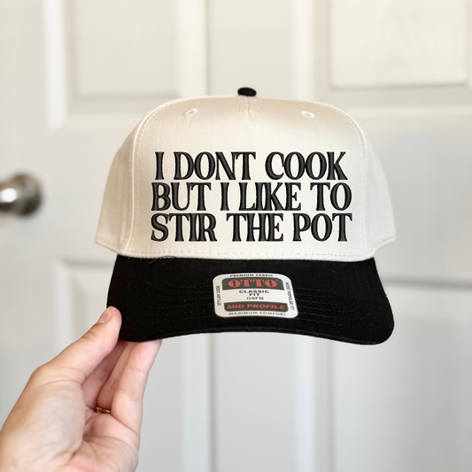 Stir The Pot Embroidered Hat