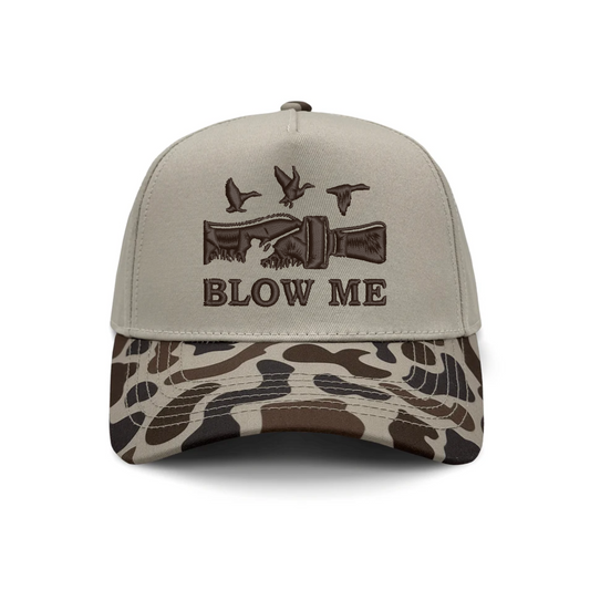 Blow Me Duck Camo Embroidered Hat