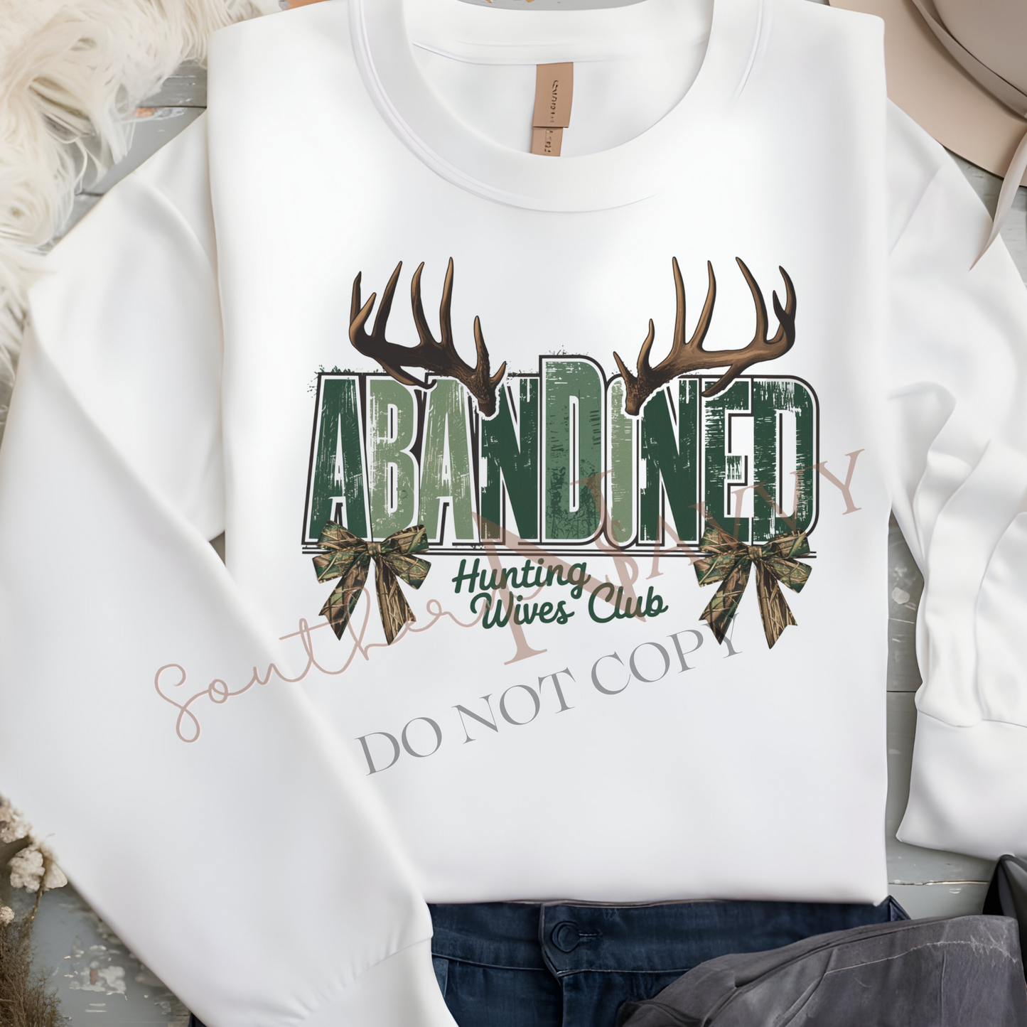 Abandoned Wives Club T-shirt or Sweatshirt DTF Printed