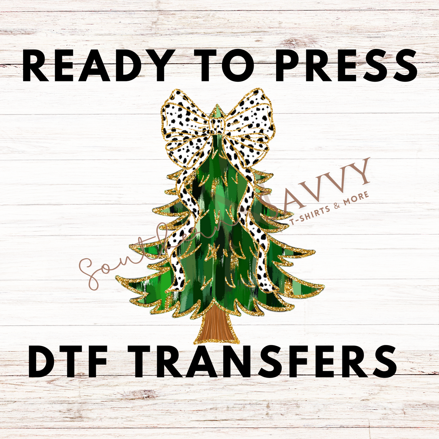 Christmas Tree UV DTF & DTF