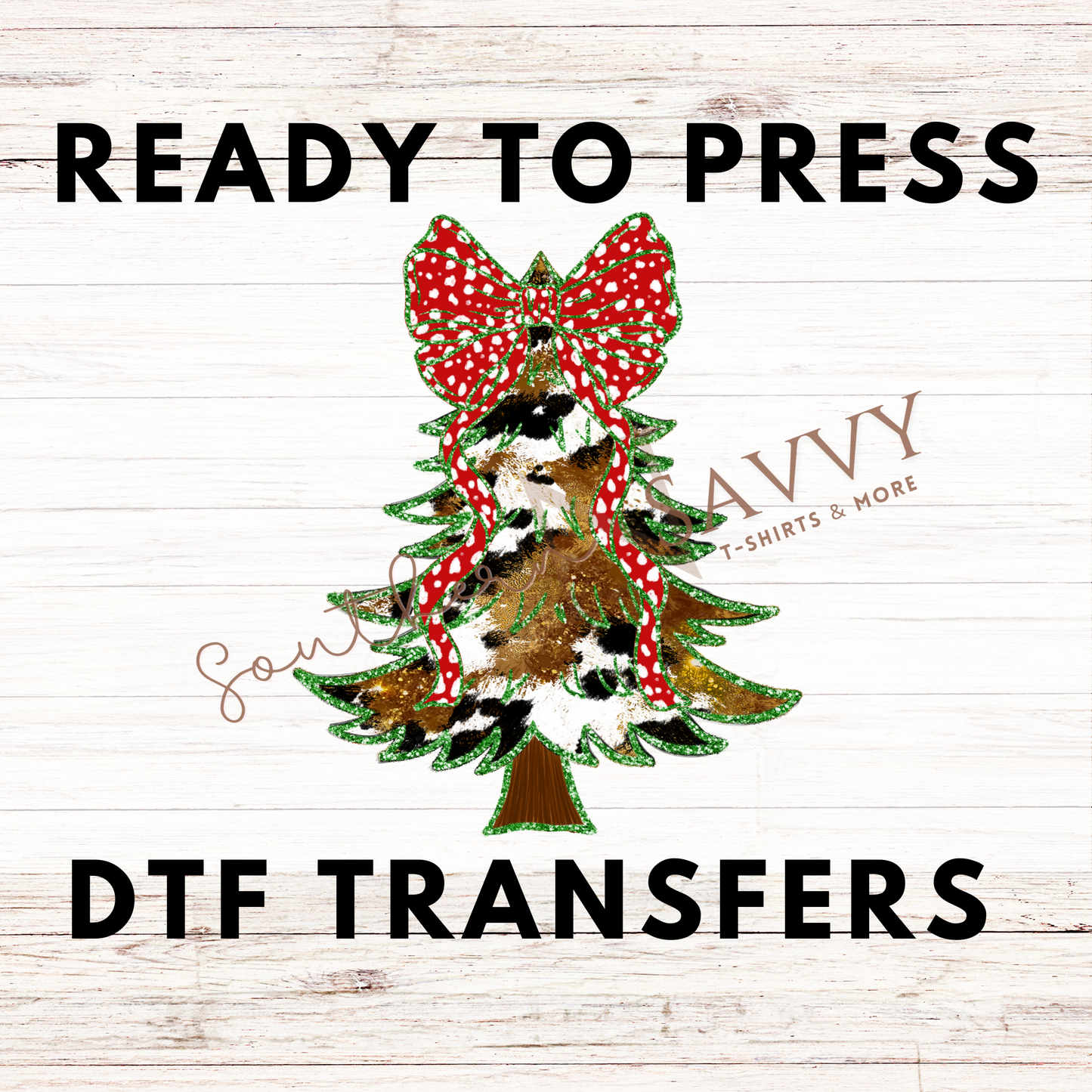 Christmas Tree UV DTF & DTF