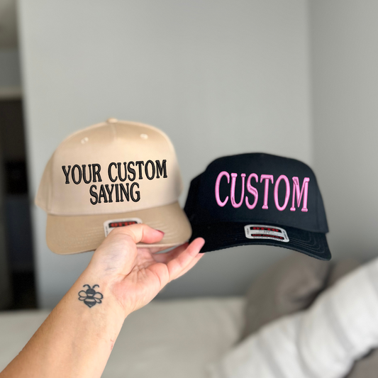 Custom Solid Embroidered Hat
