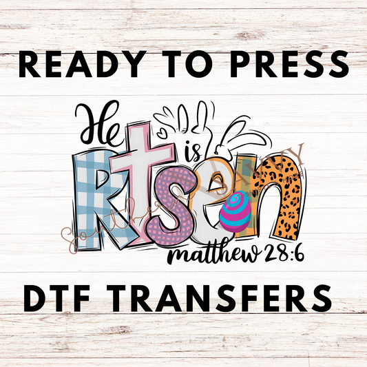 He is Risen UV DTF & DTF