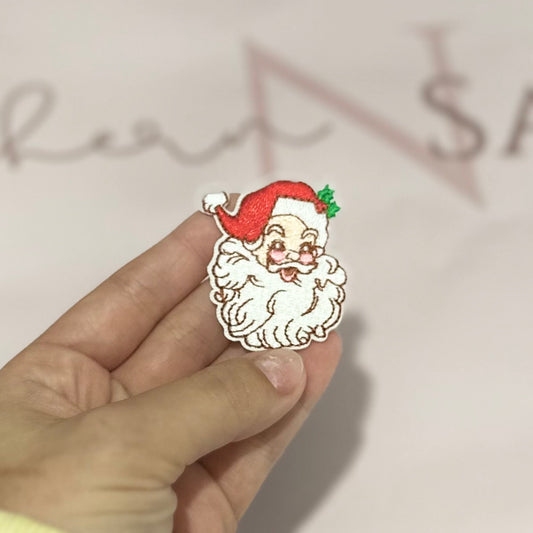 Santa Head Red Patch